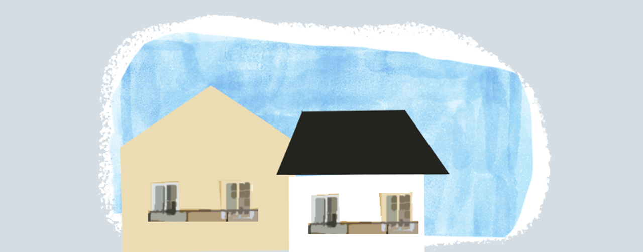 Illustration av ett hus