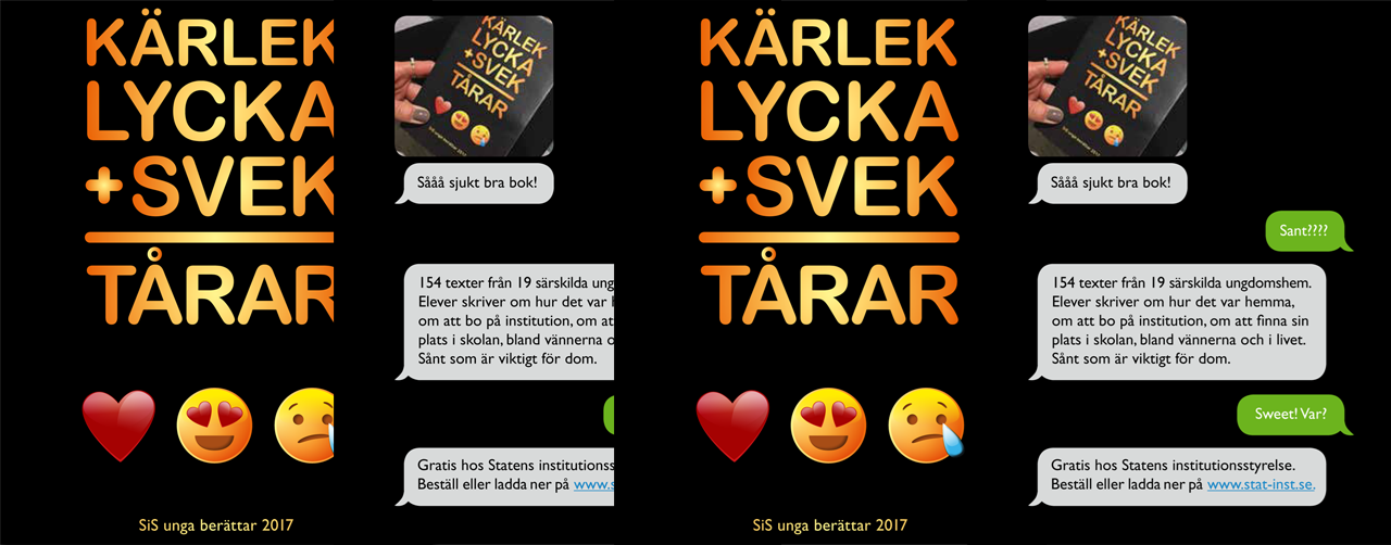 Omslag fyra skrivarböcker ungdom